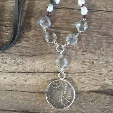 Walking Liberty Necklace