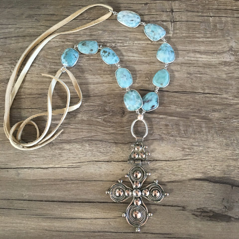 LARIMER COPTIC CROSS NECKLACE