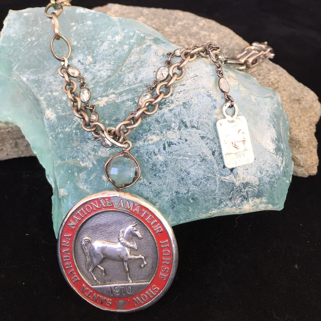 HORSE SHOW MEDAL NECKLACE