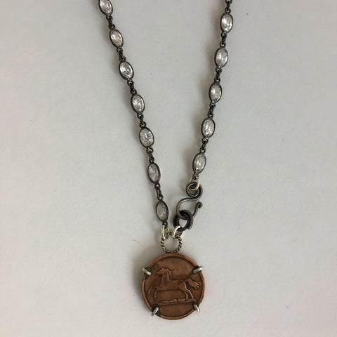 Horse Coin Necklace