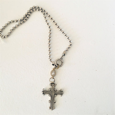Coptic Cross on Beadie Chain