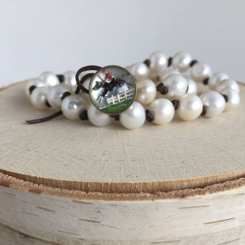 INTAGLIO BUTTON BRACELET