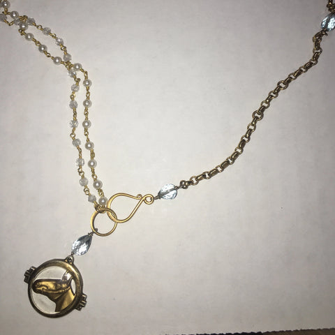 HORSE INTAGLIO NECKLACE