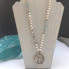 HORSE MEDAL NECKLACE
