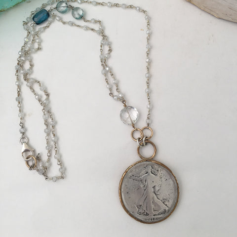 WALKING LIBERTY NECKLACE