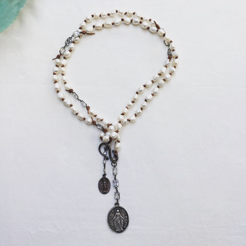 Madonna Medal Necklace