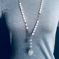 Madonna Medal Necklace