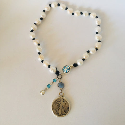 Walking Liberty Necklace