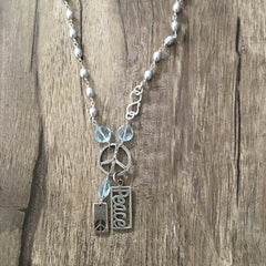 We All Need  a Little Peace Necklace