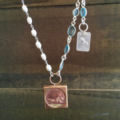 VICTORIAN HORSE AND RIDER NECKLACE