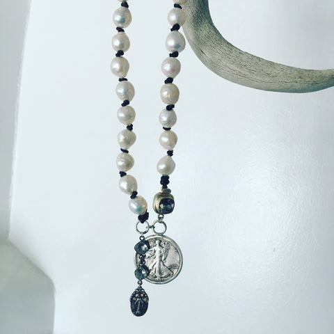 Walking Liberty Necklace